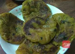 Illustration of how to make bean paste melon cake 6