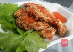 Orléans Fried Chicken Steak Illustration of how to do it 8