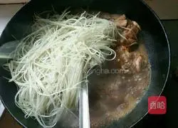 Anhui cuisine! Illustration of how to make vermicelli chicken 6