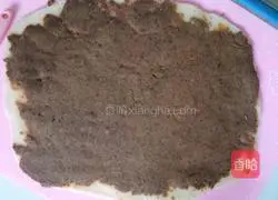 Illustration of how to make coconut-flavored donkey rolling 8