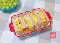 How to make luncheon meat and egg sandwich Illustration 16