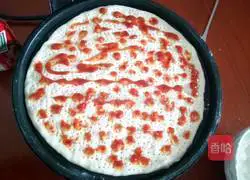 Illustration of making pizza with electric grill 11