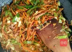 Illustration of home-style fried rice noodles 6