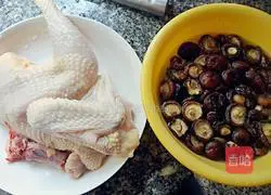 Illustration of how to make fried chicken with mushrooms 1