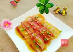 Illustration of how to make bacon and winter melon clips 18