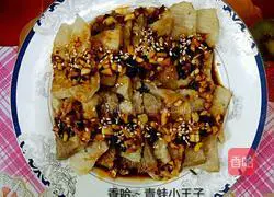 Illustration of Laoganma’s recipe for mixing white cut meat 8