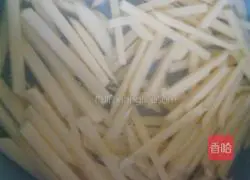 Illustration of how to make French fries 2