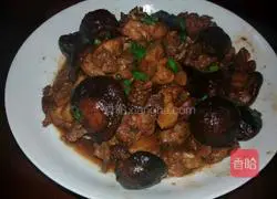 Illustration of how to make braised chicken with mushrooms 10