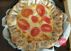 Illustration of how to make cheese pizza 15