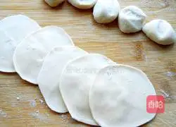 Illustration of how to make pork and leek dumplings 9