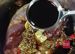 Illustration of how to make soy beef (lazy version) 4