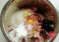 Illustration of how to make Sixi meatballs 6