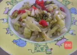  Illustration of how to stir-fry lean meat with kimchi 4