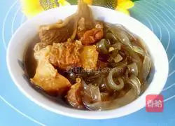 Illustration of how to make beef vermicelli pot 4