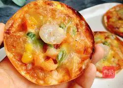 Illustration of how to make dumpling crust pizza 12