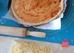 Illustration of how to make Hawaiian pizza 1