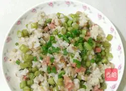 Illustration of how to make bacon fried rice 7