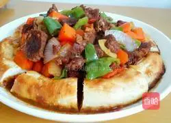 Illustration of Xinjiang Homemade Naan Bun Pork 17