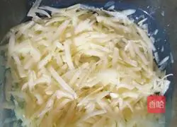 Exclusive~Illustration of how to make potato shredded cake 2