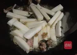 Illustration of how to make kimchi rice cake 4