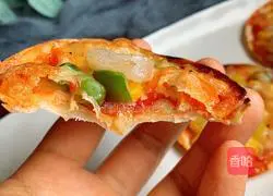 Illustration of how to make dumpling crust pizza 13