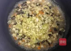 Shrimp vegetables Illustration of how to make tofu soup 7