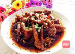 Illustration of how to make steamed chicken feet with black bean sauce 15