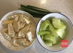 Illustration of how to mix double bamboo shoots 2