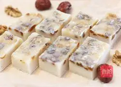 Illustration of making glutinous rice cake 21