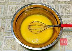 Illustration of how to make chiffon cake 1