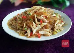 Kimchi and Sweet Potato Vermicelli Shredded Pork (Sour Spicy version) Recipe 13