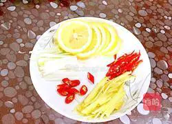 Illustration of home-style steamed seabass 4