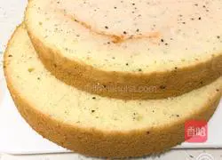 Illustration of how to make dragon fruit chiffon cake 20