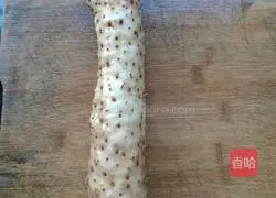 Illustration of how to make sesame and osmanthus yam tablets 1