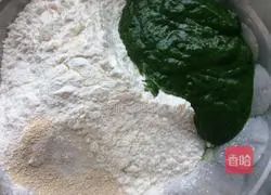 Illustration of how to make colorful vegetable steamed buns 2