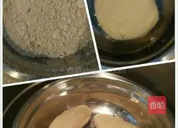 Illustration of how to make steamed oatmeal dumplings stuffed with chives 2