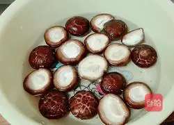 Illustration of braised chicken wings with mushrooms 2