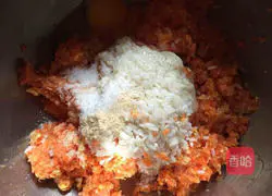 Illustration of how to make corn, carrot, glutinous rice and pearl balls 6