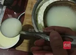 Illustration of how to make kidney bean curd 7