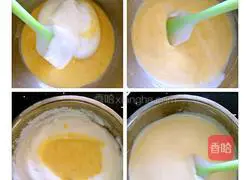 Illustration of how to make banana cake roll 9