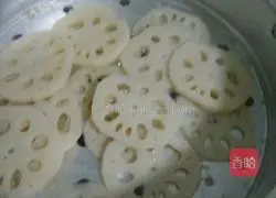 How to make honey lotus root 2