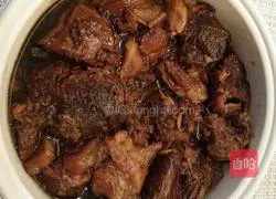 Illustration of how to make beef with Li's sauce 7