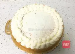 Illustration of how to make cream fruit cake 5