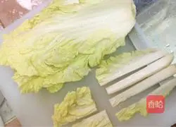 Illustration of how to make tomato, cabbage and tofu 2