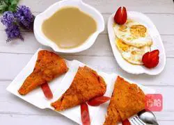 Illustration of how to make kimchi pancakes 5