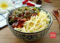 Illustration of how to make braised noodles with spicy pepper 11