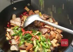 Illustration of how to make braised pork, vegetables and dried tofu 5