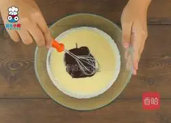 Illustration of how to make oil-free low-calorie tofu brownies 2