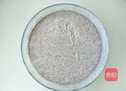 Black rice flour steamed cake recipe 4