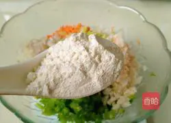 Illustration of how to make vegetable and grain cakes 3